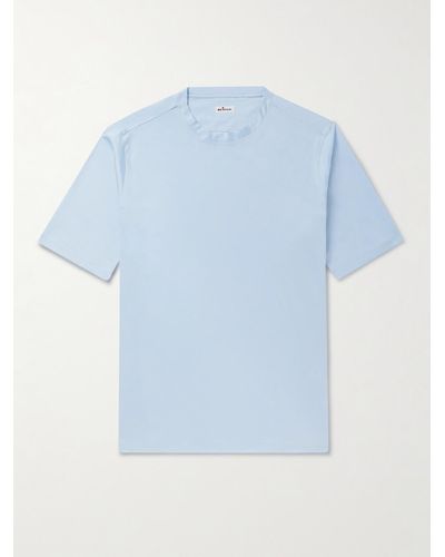 Kiton Cotton-jersey T-shirt - Blue