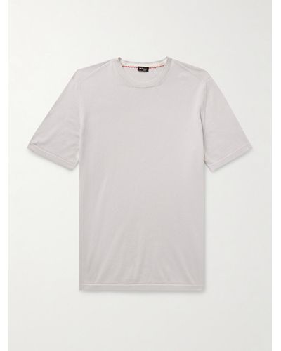 Kiton T-Shirt aus Baumwolle - Weiß