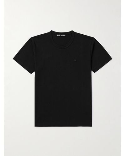 Acne Studios Nash Cotton-jersey T-shirt - Black
