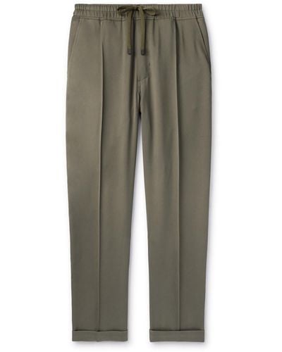 Tom Ford Straight-leg Woven Drawstring Pants - Green