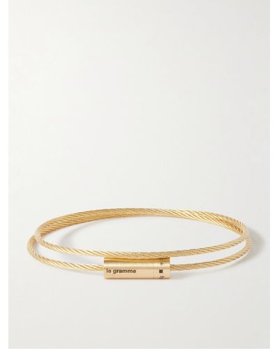 Le Gramme 21g 18-karat Recycled Gold Bracelet - Natural