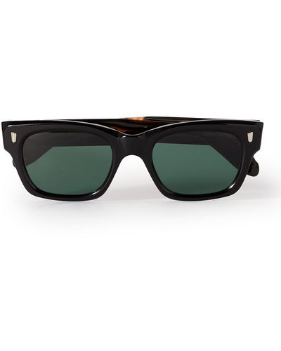 Cutler and Gross 1391 Square-frame Acetate Sunglasses - Black