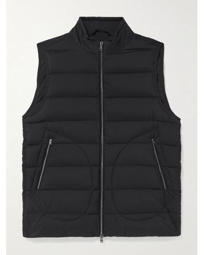 Herno Legend Quilted Shell Down Gilet - Black