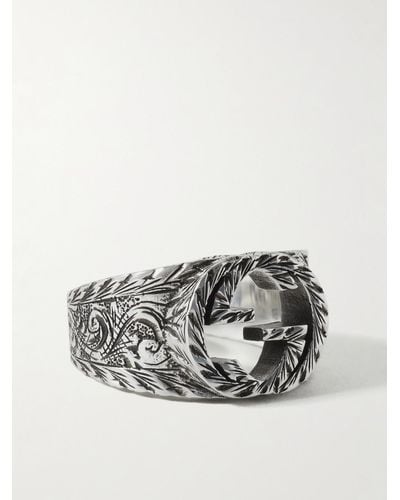 Gucci Silver Ring - Grey