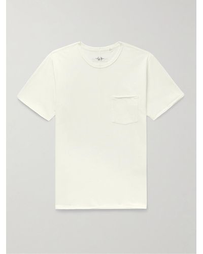 Rag & Bone Miles Organic Cotton-jersey T-shirt - Natural