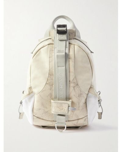 Givenchy G-trail Small Nubuck And Canvas Backpack - Natural
