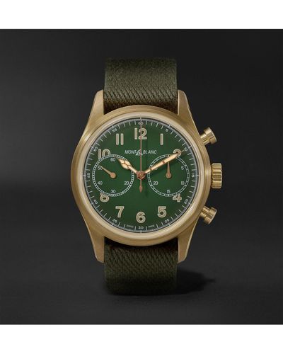 Montblanc 1858 Bronze Chronograph Automatic Watch 119908 in