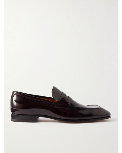 Tom Ford Bailey Patent-leather Penny Loafers - Black