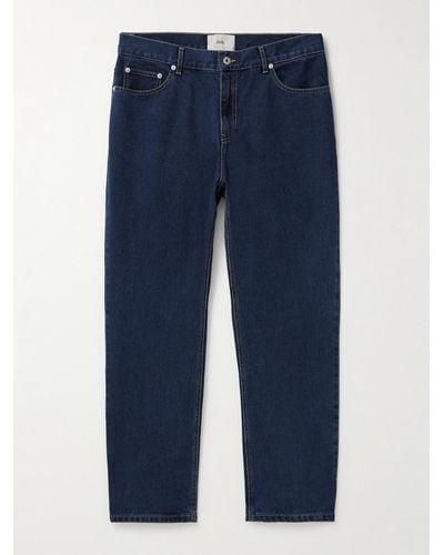 Folk Gerade geschnittene Jeans aus Bio-Denim - Blau