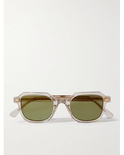 Ahlem Rue Saint Dominique D-frame Acetate Sunglasses - Green