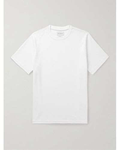 Oliver Spencer T-shirt in jersey di cotone biologico Tavistock - Bianco
