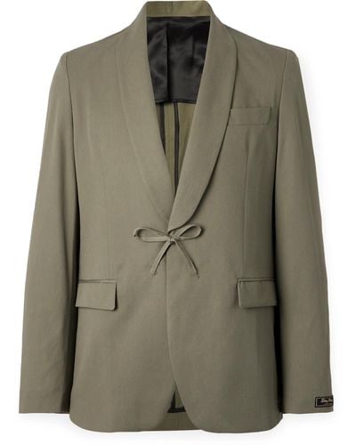 A Kind Of Guise Shinji Lyocell And Cotton-blend Suit Jacket - Green