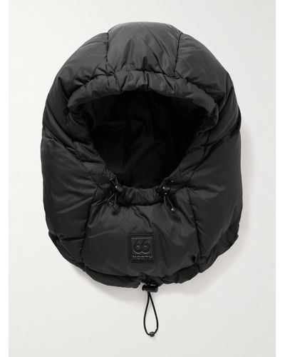 66 North Dyngja Logo-appliquéd Quilted Recycled-shell Down Hood - Black