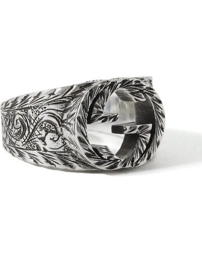 Gucci Silver Ring - Gray