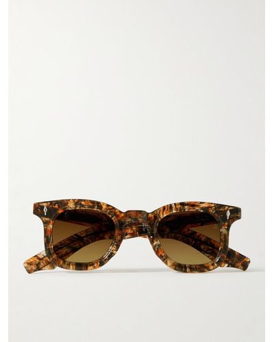 Jacques Marie Mage Yellowstone Forever Devaux D-frame Tortoiseshell Acetate Polarised Sunglasses - Brown