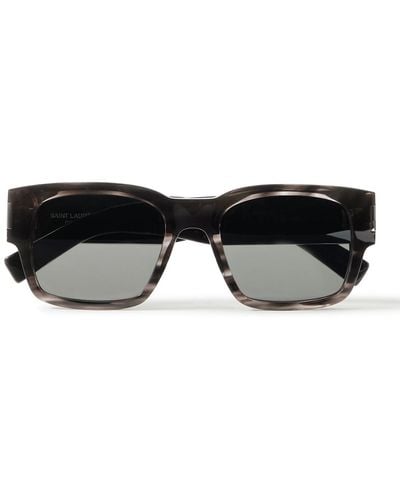 Saint Laurent Square-frame Tortoiseshell Acetate Sunglasses - Black