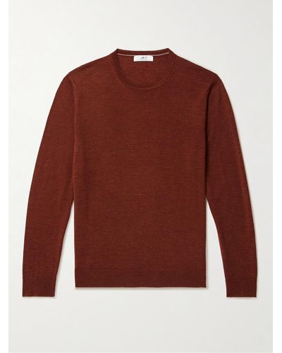 MR P. Merino Wool Sweater - Red