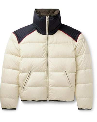 Loro Piana Slim-fit Reversible Quilted Shell Down Jacket - Natural