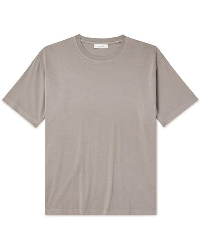 SSAM Organic Cotton-jersey T-shirt - Gray
