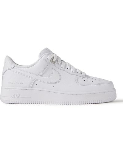 Nike 1017 Alyx 9sm Air Force 1 Sp Leather Sneakers - White