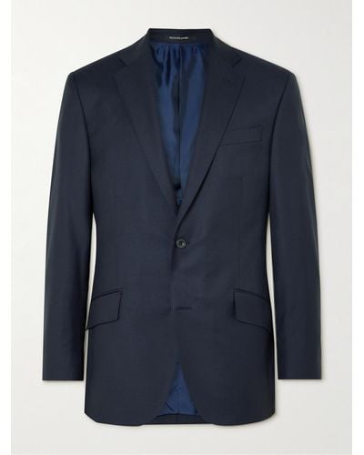Richard James Wool Suit Jacket - Blue