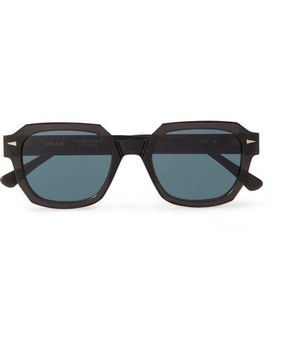 Ahlem Bellechasse Square-frame Acetate Sunglasses - Blue