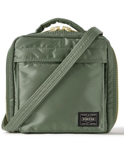 Porter-Yoshida and Co Tanker Nylon Messenger Bag - Green