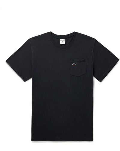 Noah Core Logo-print Cotton-blend Jersey T-shirt - Black