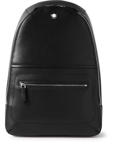 Montblanc Meisterstück Leather Backpack - Black