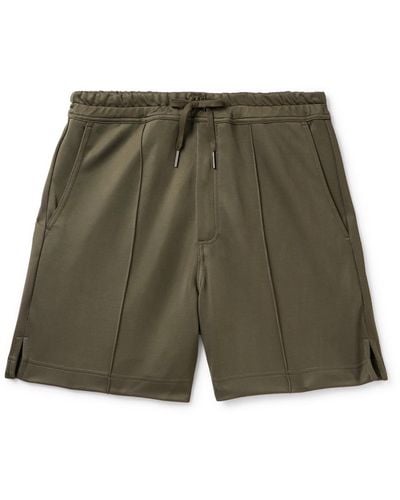 Tom Ford Straight-leg Jersey Shorts - Green