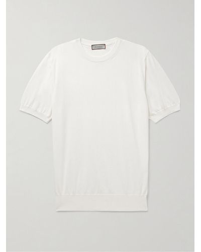 Canali T-shirt in cotone - Bianco