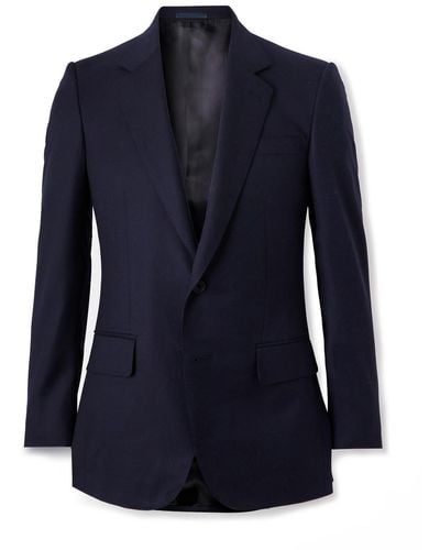Kingsman Caruso Wool-flannel Suit Jacket - Blue