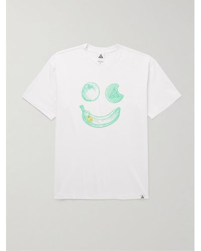 Nike T-shirt in Dri-FIT con stampa ACG - Bianco