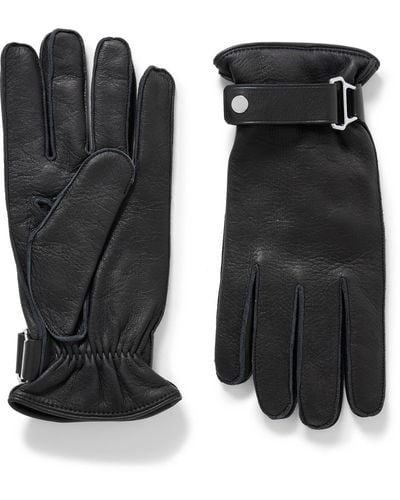 Dunhill Leather Gloves - Black