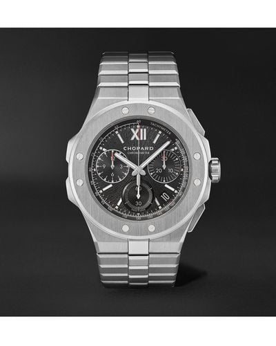 Chopard Alpine Eagle Xl Chrono Automatic 44mm Lucent Steel Watch, Ref. No. 298609-3002 - Black