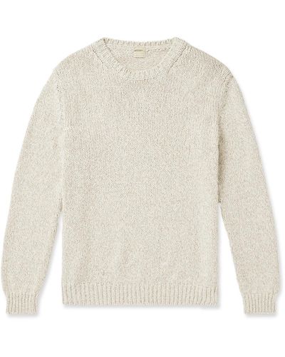 Massimo Alba Elia Cotton-blend Sweater - White