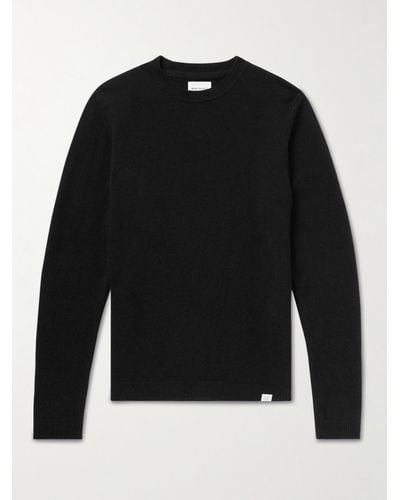Norse Projects Sigfred Brushed-wool Jumper - Black