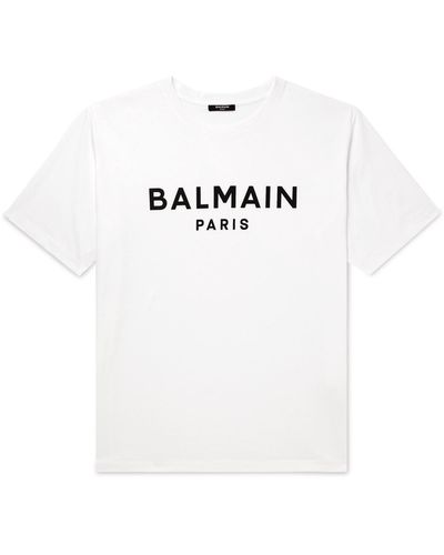 Balmain 3d-effect Logo T-shirt in Black for Men