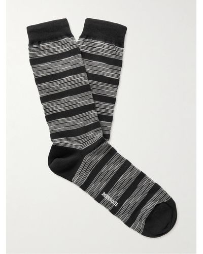 Missoni Socken aus Jacquard-Strick mit Streifen - Schwarz