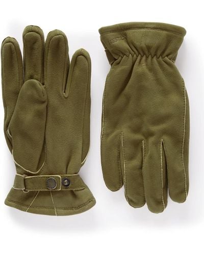 Hestra Torgil Suede Gloves - Green