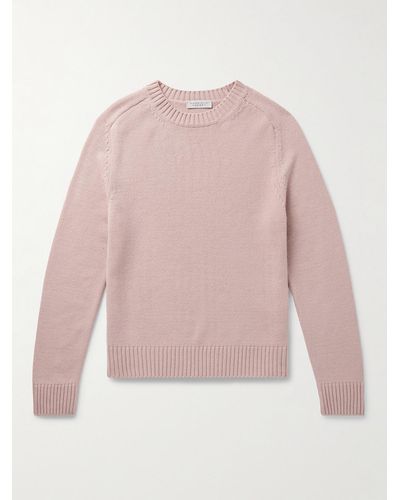 Gabriela Hearst Daniel Cashmere Sweater - Pink
