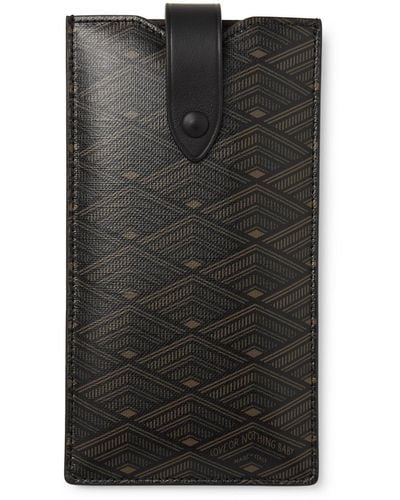 Metier From Dusk Till Dawn Printed Leather Sunglasses Case - Black