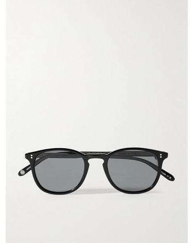 Garrett Leight Kinney Round-frame Acetate Sunglasses - Black