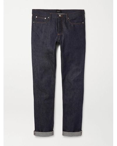 A.P.C. Petit New Standard Skinny Jeans aus Dry Selvedge Denim - Blau