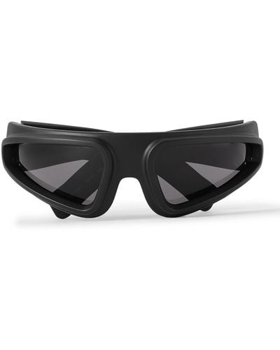 Rick Owens Ryder D-frame Acetate Sunglasses - Black