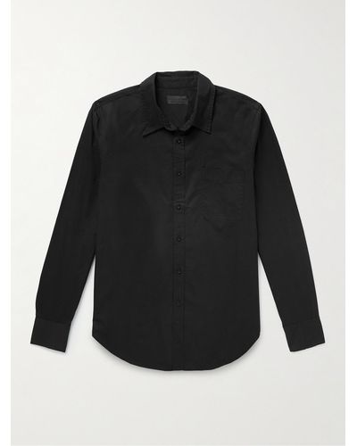 Nili Lotan Cotton-twill Shirt - Black