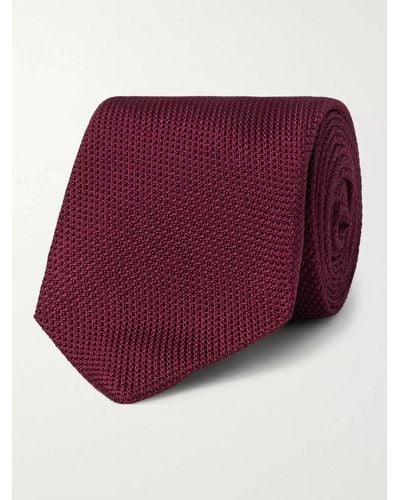 Kingsman Drake's 8cm Silk-grenadine Tie - Purple