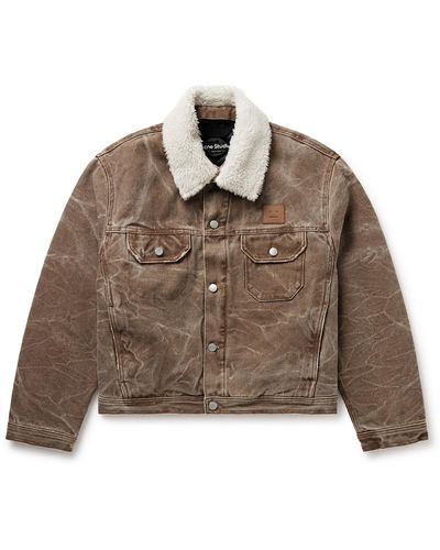 Brown Acne Studios Jackets for Men | Lyst