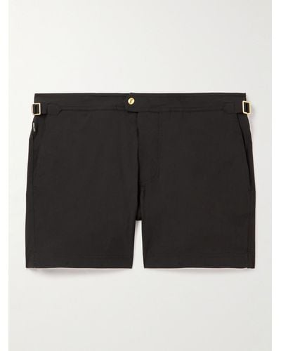 Tom Ford Slim-fit Short-length Swim Shorts - Black