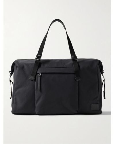 Paul Smith Leather-trimmed Shell Holdall - Black
